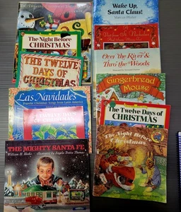 Christmas Book Lot - Imagen 1 de 14