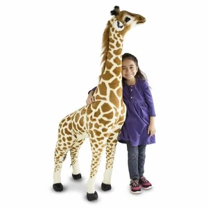 Large Giraffe Plush Kids Play Toy Giant Soft Stuffed Animal Gift Melissa & Doug - Picture 1 of 9