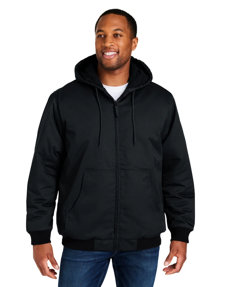 Chaqueta Harriton Unisex ClimaBloc Peso Pesado Con Capucha Cremallera Completa - M722 Foto 1 de 1