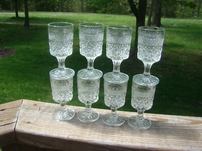 8~Vintage Anchor Hocking®️ Wexford Stemmed Port/Sherry Cordial Glasses - Image 1 of 4