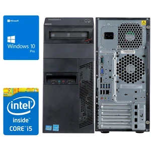 Lenovo ThinkCentre M82 Tower i5-3470 (3.2GHz) DVD 8/16GB - 240/480/960GB Win 10 - Bild 1 von 19