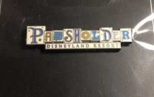 DISNEYLAND RESORT PASSHOLDER ATTRACTION BLOCK LETTERS PIN DISNEY AP LE5000 - Picture 1 of 1