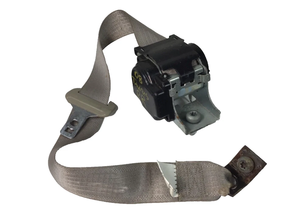 Ford Taurus 2008-2009 cinturón de seguridad lateral derecho pasajero retractor gris OEM Foto 1 de 4