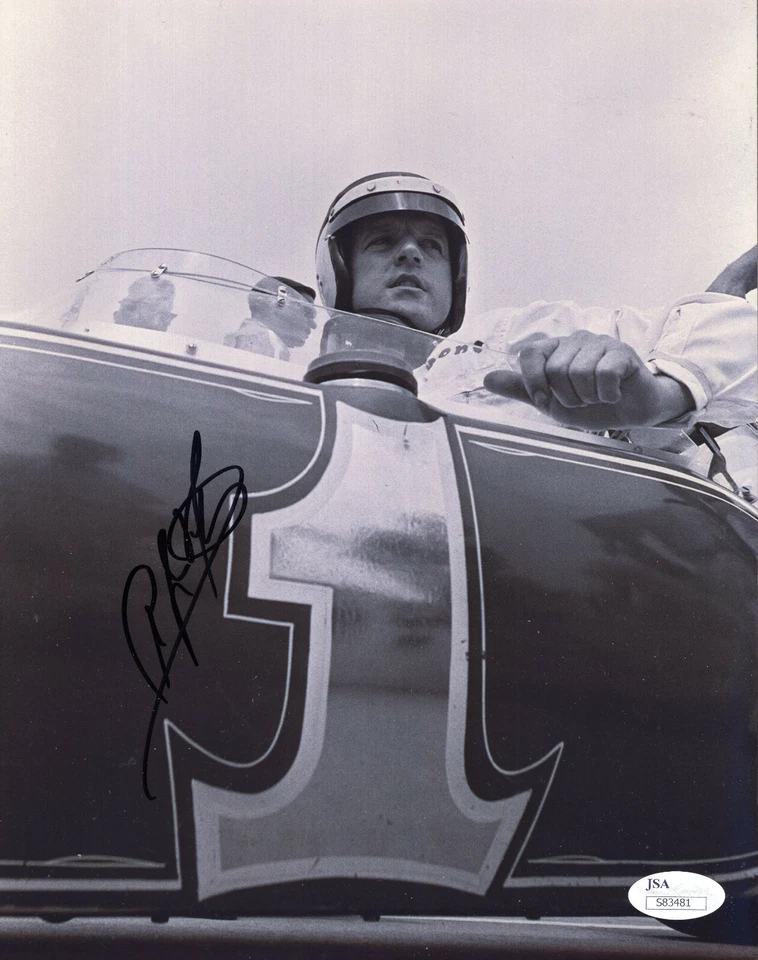 A.J. FOYT HAND SIGNED 8x10 PHOTO        AWESOME POSE    RACING LEGEND       JSA  Foto 1 de 1