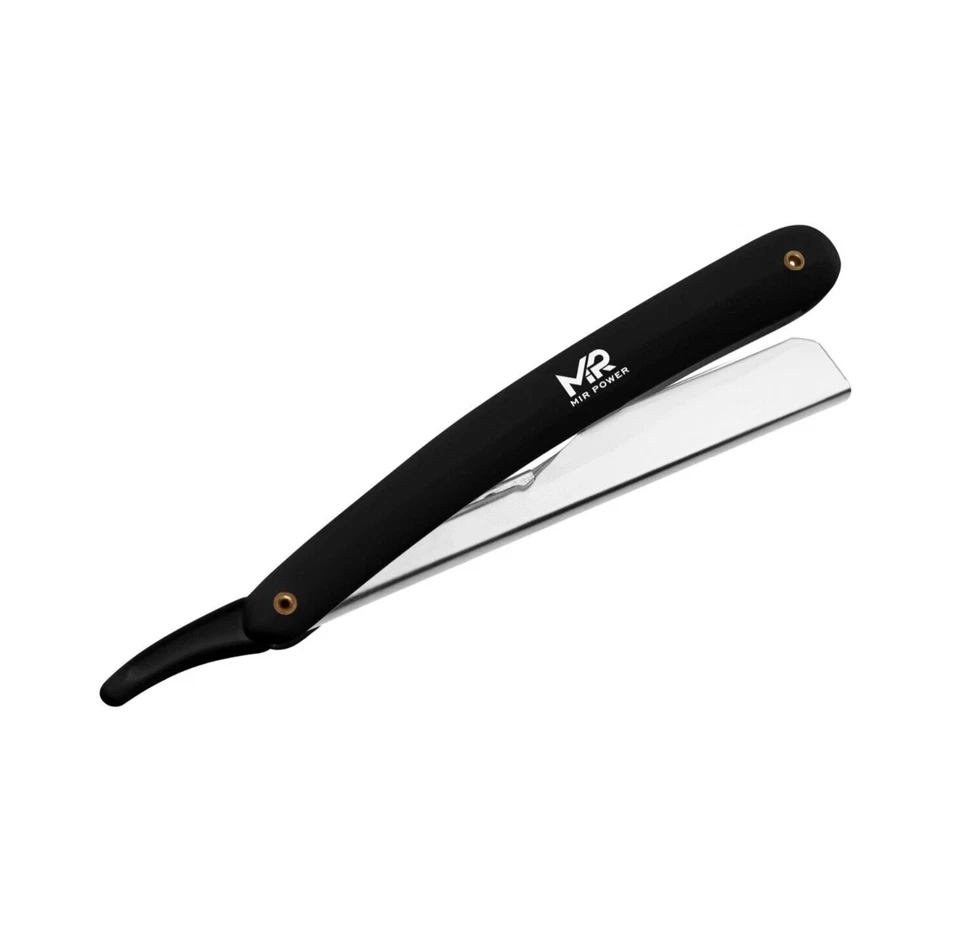 MIR POWER BARBER SALON STRAIGHT CUT THROAT BEARD SHAVING RAZOR STAINLESS RASOIR RASOI