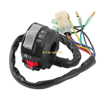 Left Handlebar Switch Start Run Headlight for Yamaha Timberwolf 250 YFB250 92-93 - Image 1 of 4