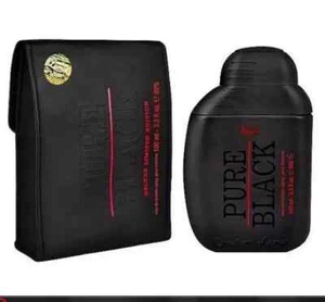 Pure Black Men's Perfume Designer nice Fragrance Aftershave for Men EDT 100ml - Picture 1 of 1