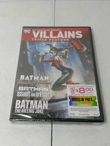 DC Universe Movies Villains Triple Feature DVD - Imagen 1 de 8