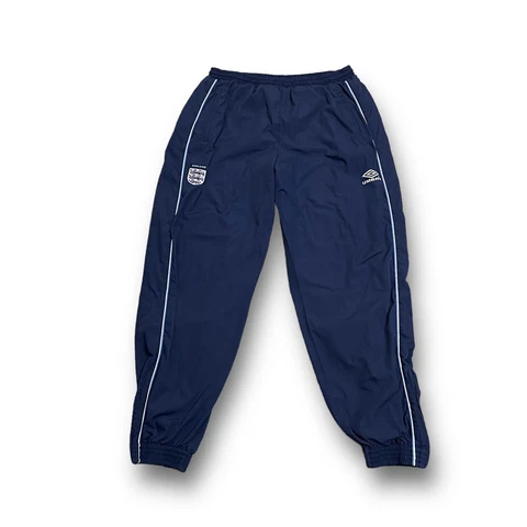 England National Soccer Football Team Lined Track Pants Blue Size XL 33 x 30 Cover