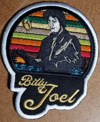 THEPATCHGUY Billy Joel Patch approx 2.75x3.5" iron or sew