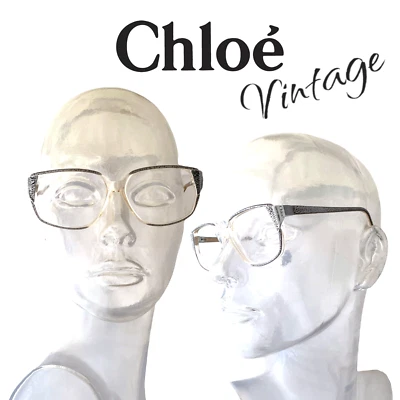 CHLOE' PARIS occhiali da vista 026 55 WE GG1 VINTAGE 80s eyeglasses M.in FRANCE - Immagine 1 di 4