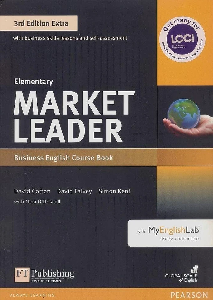 MARKET LEADER Elementary 3RD EDIT EXTRA Course Book w DVD-ROM & MyEnglishLab NEW - Image 1 of 1