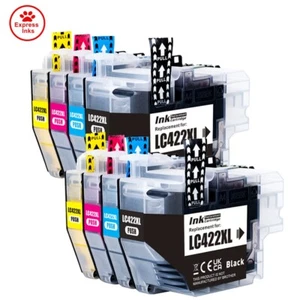 8 Ink Cartridge LC422XL Fits For Brother MFC-J5740DW MFC-J6540DW MFC-J6940DW - Picture 1 of 5