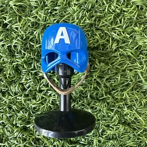 Marvel Avengers Die-Cast Collectible Captain America Helmet Display Statue - Picture 1 of 6