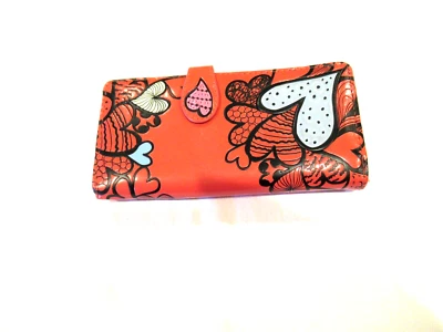 Cartera Shagwear color coral, amor y corazones Foto 1 de 4