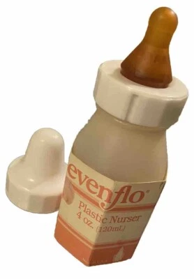 1989 Evenflo 4 OZ Bottle Nipple & Cap Rare Movie Prop Baby VTG NICE😊 FREESHIP! - Image 1 of 4