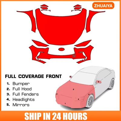 Kit de sujetador transparente de película de protección de pintura precortada PPF para Infiniti QX50 2019-2025 Foto 1 de 4