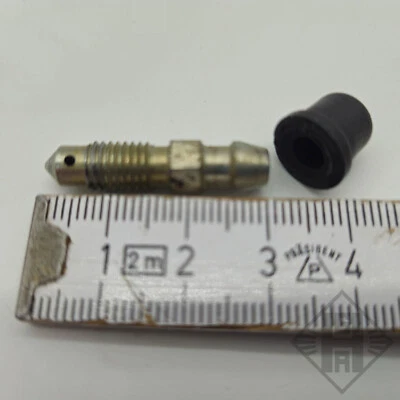 Entlüftungsschraube Entlüfterschraube Entlüftungsnippel M7x1 mm 30mm lang - Bild 1 von 2