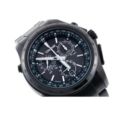 Reloj pulsera Epson Trume GPS carga ligera TR-MB5002 esfera negra solar para hombre Foto 1 de 4