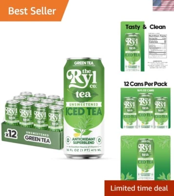 Ryl Green Iced Tea - Bebida antioxidante refrescante sin ingredientes artificiales Foto 1 de 4