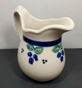 Hartstone Blueberry Blue Band Creamer/Pitcher - Picture 1 of 5