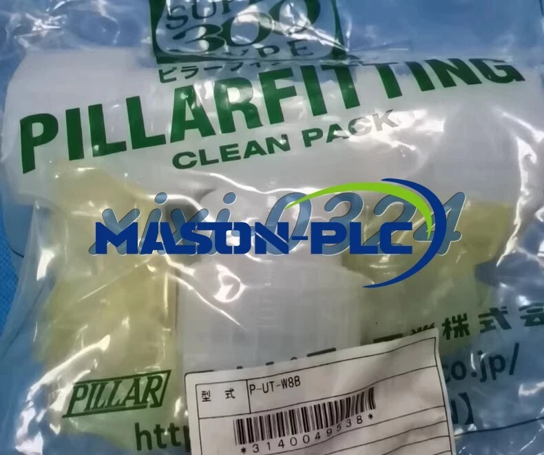 1PCS NEW Pillar P-UT-W8B Three way PFA connector DHL shipping - Image 1 of 4