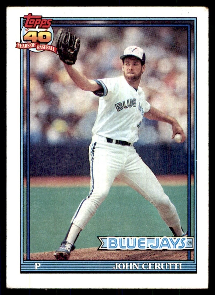 1991 Topps John Cerutti Toronto Blue Jays #687 - Image 1 of 2