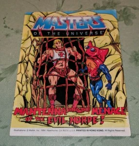 Masters Of The Universe Mini Comic Mantenna and Menace of Evil Horde! 1984 RARE - Picture 1 of 2