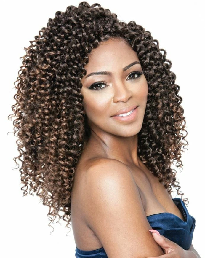 MANE CONCEPT AFRI NAPTURAL CARIBBEAN CROCHET BRAID - CB20 WATER WAVE 12"