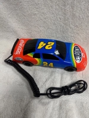 Винтажный стационарный проводной телефон Nascar Jeff Gordon No24 DuPont Monte Carlo работает! - Изображение 1 из 2