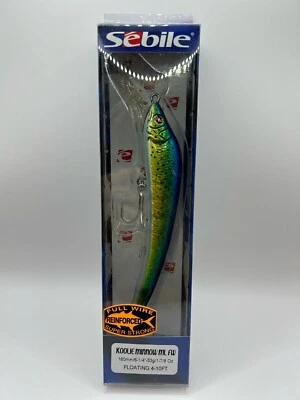 Sebile Koolie Minnow ML FW 160mm 53g Floating 4-10FT, Wobbler, Angelzubehör - Bild 1 von 2