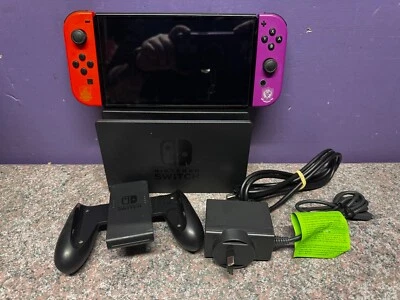 Pokemon Nintendo Switch Handheld Console  Scarlet & Violet Tested Working - image 1 of 4