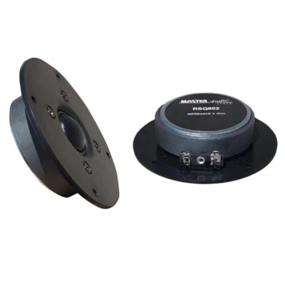 2 MASTER AUDIO RSQ802 tweeter 100 mm 8 ohm 100 watt rms + condensatori omaggio - Immagine 1 di 4