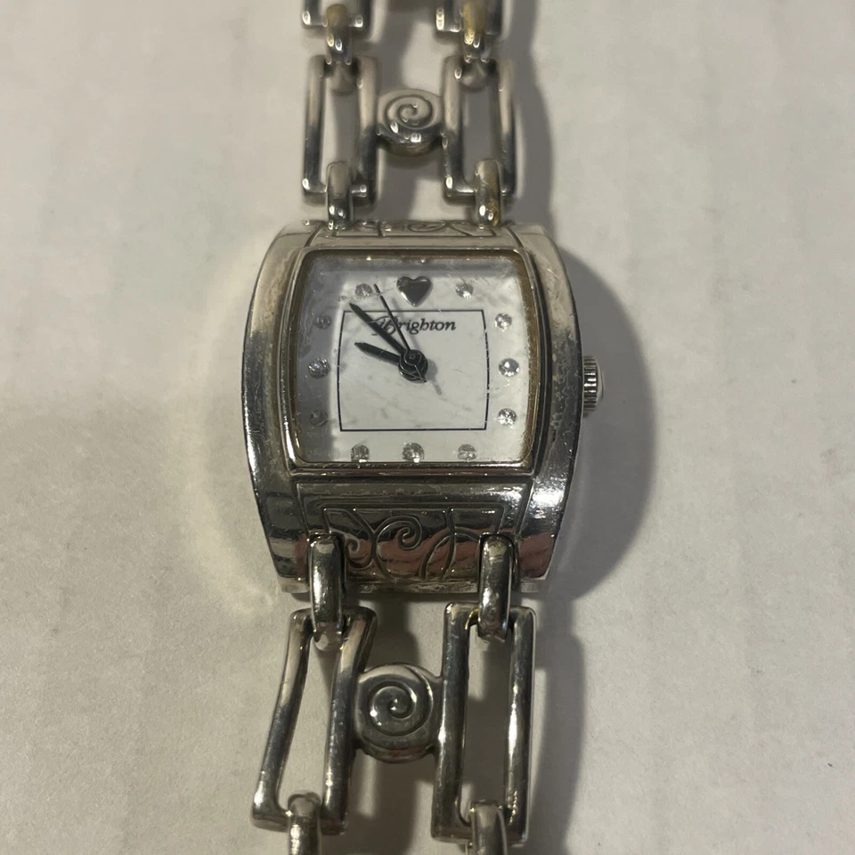 Vintage Brighton Watch Malibu Square Faced Ladies Watch. Brighton Collectibles Foto 1 de 1