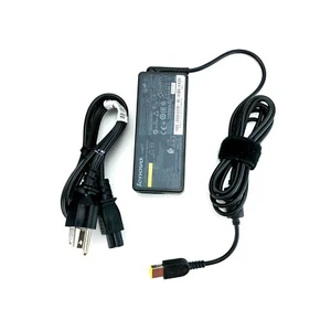 Original Lenovo AC Power Adapter 65W for Laptop Thinkpad T450 T460 T470 w/PC OEM - Picture 1 of 5