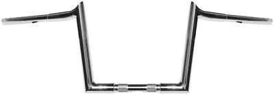 Wild 1 One Chubby Chrome 10" Ape Hanger Handlebars Harley FLTR FLHR Dyna - Изображение 1 из 2