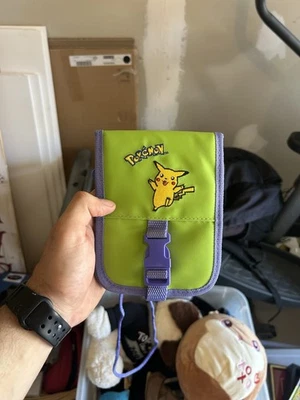 Винтажный зеленый Gameboy цвет переноски чехол сумка Pokemon Pikachu Nintendo - Изображение 1 из 3