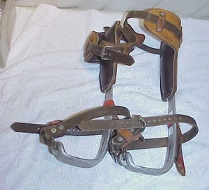 Bashlin Aluminium Gaffs Kletterspikes Lineman Hunter Jagdrute 140-DS - Bild 1 von 7