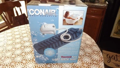 Alfombra de baño suave spa térmico beneficios corporales Conair MBTS2W acción masajeadora Foto 1 de 4