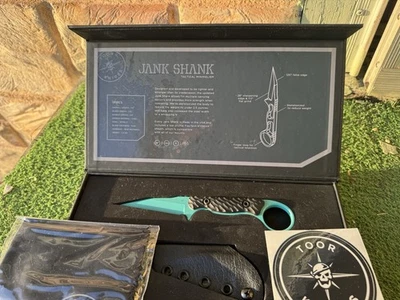 Toor Teal ,Jank Shank New In Box. Sheath ,Frog Lube Cleaning Cloth - Image 1 of 4