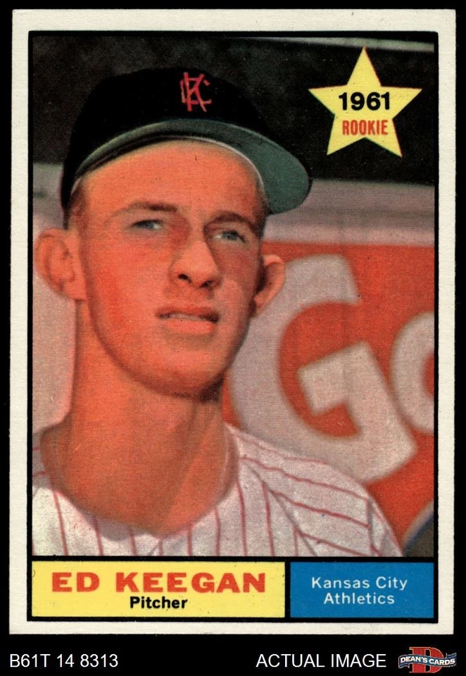 1961 Topps #248 Ed Keegan Athletics 7 - NM - Image 1 of 1