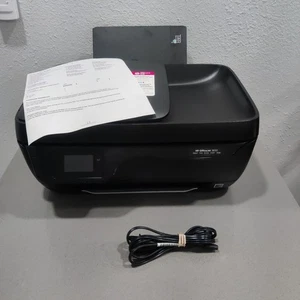 HP OfficeJet 3830 All-in-One Wireless Printer Scan Copy Fax –  NO INK .Tested - Picture 1 of 20