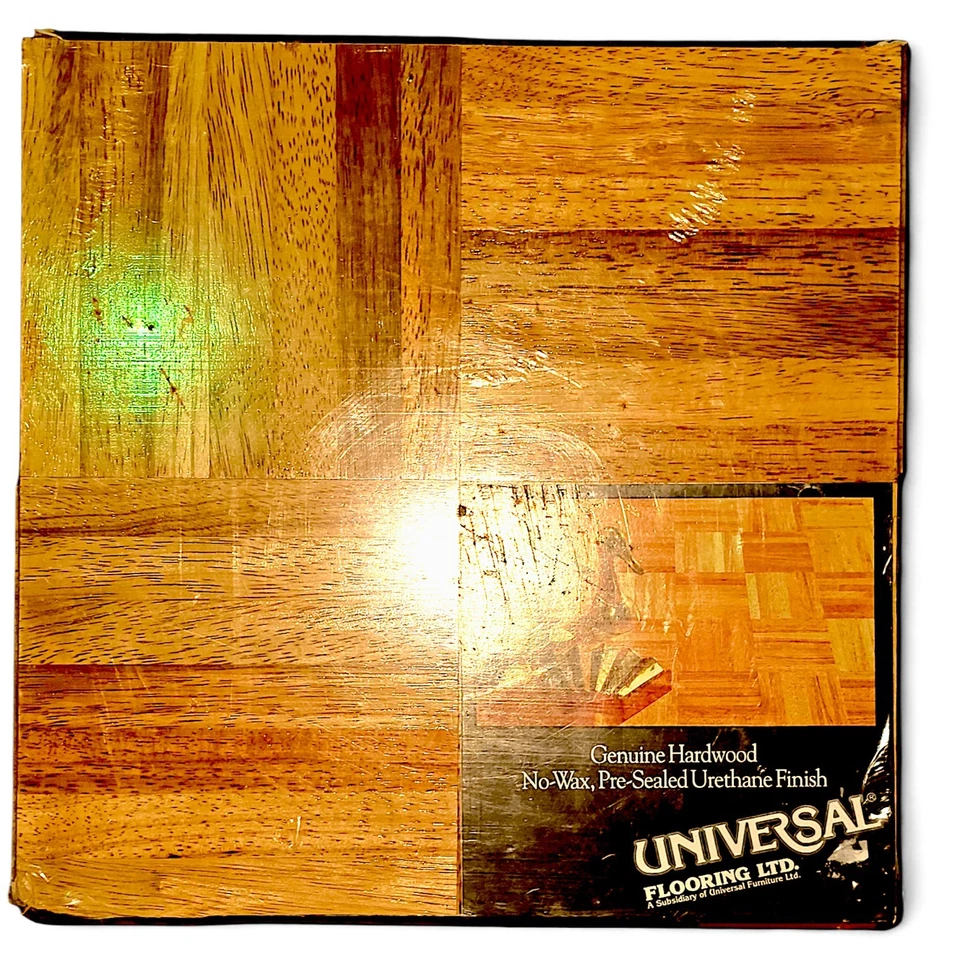 Suelo de madera dura parquet de roble*7 dedos*5/16x12x12"*10 pies cuadrados Foto 1 de 4