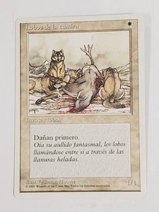 MTG Tundra Wolves (Spanish 4th Edition (WB)/White/C) - BGM - Picture 1 of 2