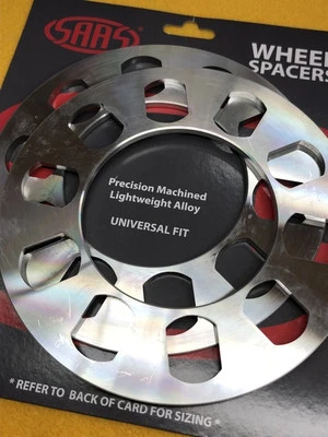 5 stud 5 mm Slip on Wheel spacers x 2 CNC billet Aluminium Oz made SAAS WS5005 - image 1 of 3