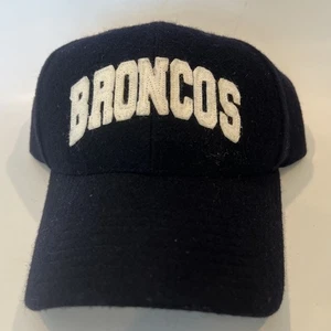 Vintage Denver Broncos Twins Enterprise Lids Wool Cap Black Snapback Hat - Picture 1 of 9