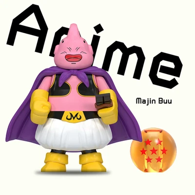 Custom Dragon Ball Z Majin Buu Minifigure with Base,2inch New/Mint Birthday gift - Image 1 of 2
