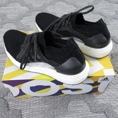 Adidas UltraBoost X CG2978 Feminino Tamanho 7 Preto/Branco Primeknit Treino de Academia de Estrada - Imagem 1 de 4