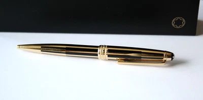 Montblanc Meisterstück Solitaire Gold & Black Kugelschreiber ID 35981 Ballpoint - Bild 1 von 4