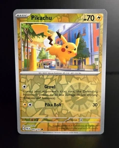 Pokémon TCG - PIKACHU - 062/193 - REVERSE HOLO - PALDEA EVOLVED (2023) - LP/NM - Picture 1 of 2